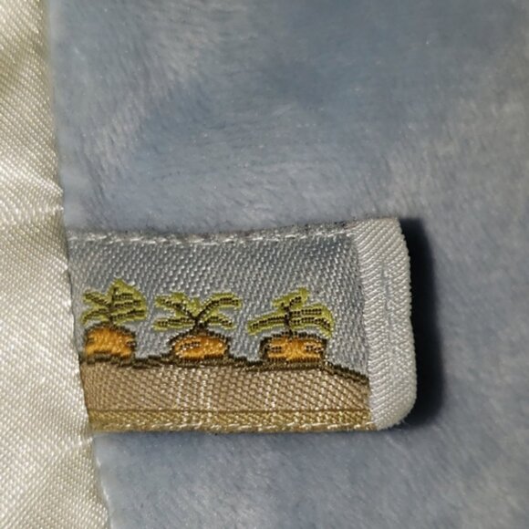 Bunnies by the Bay Plush Security lovey Blanket Luxury fabrics EUC - Picture 6 of 7